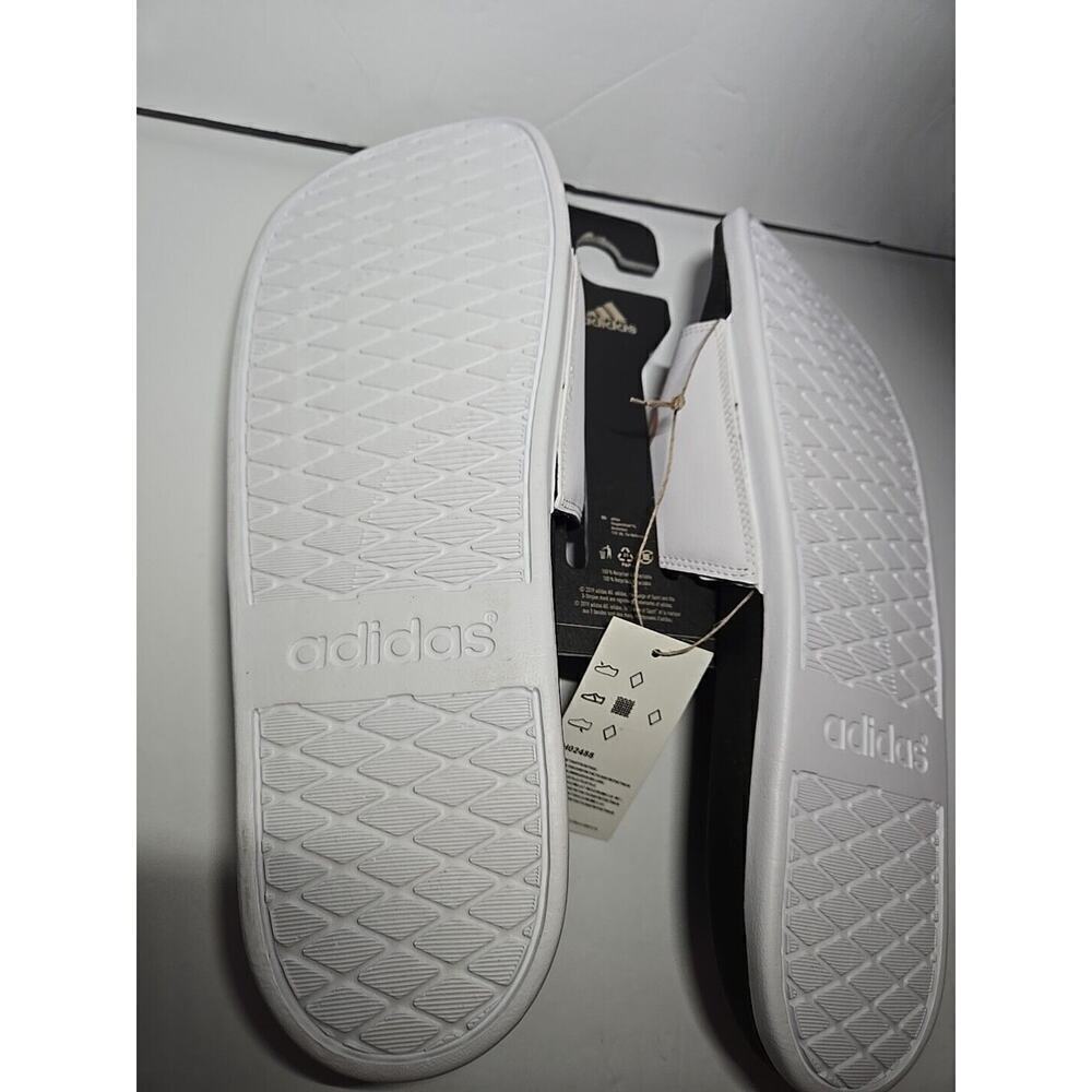 Adidas Adilette Comfort Slides 14 Women's / 13 Men's WHITE RAINBOW H02488 Sandal - Picture 5 of 8